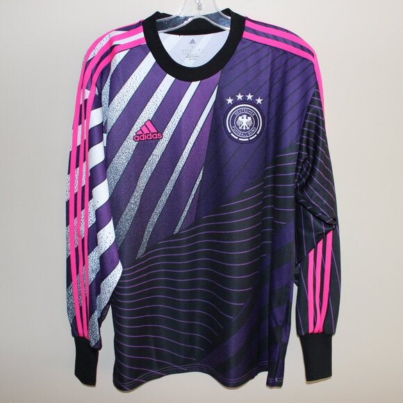 as new Adidas Germany 2022-23 Goalkeeper Icon Jersey very loose fit Men's Small - Picture 4 of 14